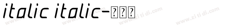 italic italic字体转换 italic italic字体转换